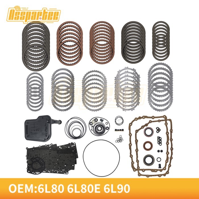 6L80 6L90 Transmission Clutch Overhaul Kit Friction Plate For GM Chevrolet Cadillac Chery 6L80E 6L9