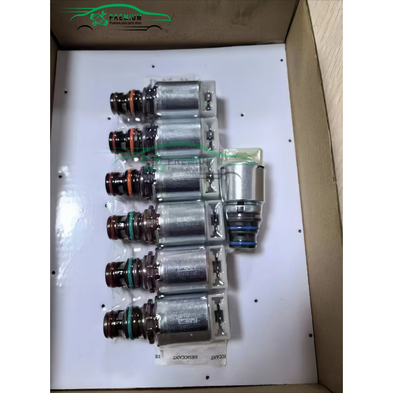 7PCS  6R80 Transmission Valve Body Solenoids Kit Suit for Ford Explorer Ranger Mustang Territory Tr