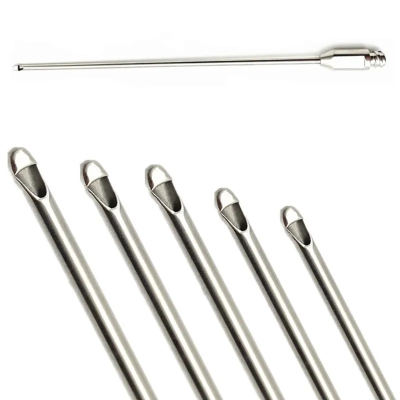 Liposuction Cannula Flat head key type Needle Aspirator for Beauty Fat Harvesting Cannula fat trans