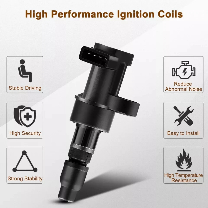 1/6 Pack Ignition Coil For 02-08 Jaguar X-Type 2.5L 3.0L S-Type 2.5L 3.0L C2S42673