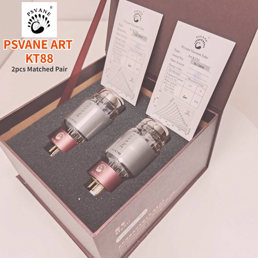 PSVANE ART KT88 หลอดสูญญากาศอัพเกรด 6550 KT120 EL34 KT66 KT77 KT100 WEKT88 วาล์วเสียง Electron Tube 