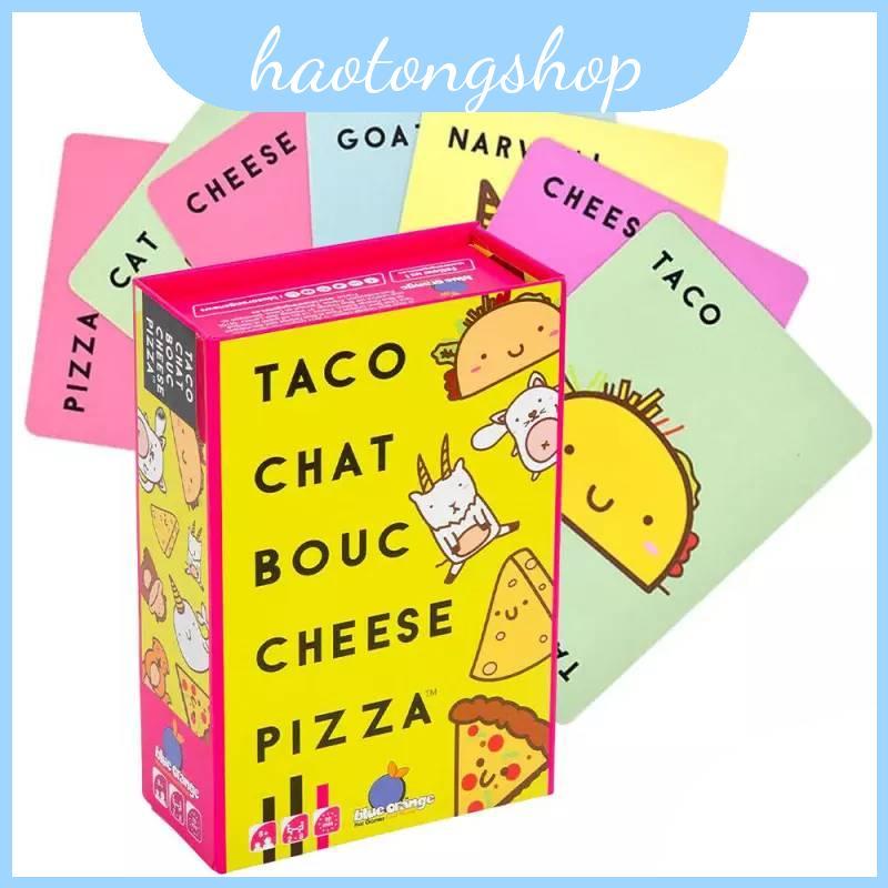 Interactive Cat Taco Goat Cheese Pizza Card Set สําหรับพัฒนาสมองและพันธะ