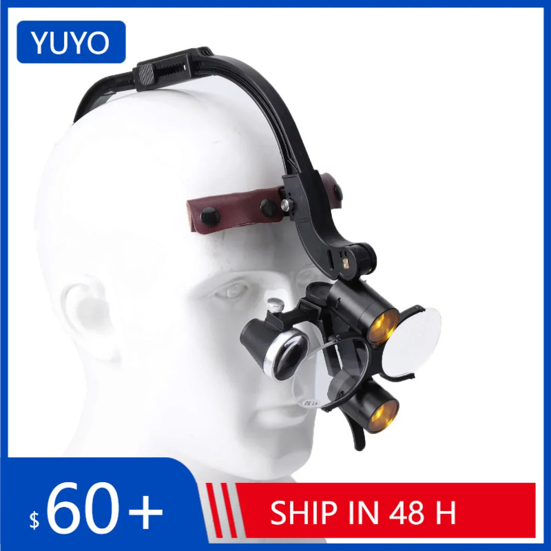 Dental Lmap LED Unit Dental Loupes 3.5X Medical Front Lamp Surgical Headlight  Binocular Magnifying