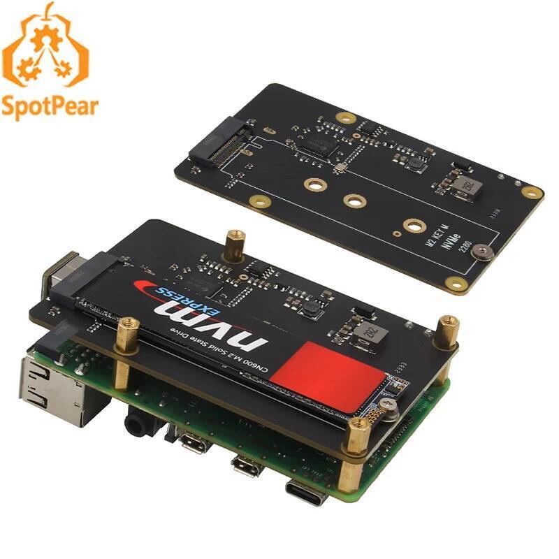 X872 Raspberry Pi 4 USB ถึง M.2 NVMe SSD บอร์ดขยาย NAS สนับสนุน Boot จาก SSD