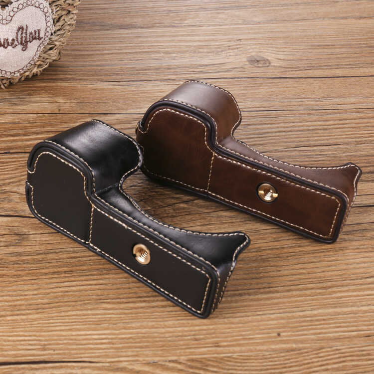 เหมาะสําหรับ Sony ZVE10 A7Ca9M2A7R2 กระเป๋ากล้อง A61a66A64 ฐาน A7M3 a74 ครึ่งชุด