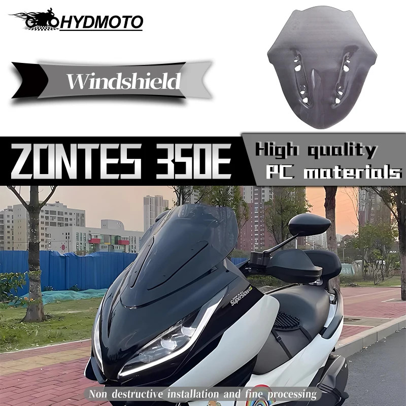 For zontes 350e 350E E350 350 E ZT350T-E ZT350E Motorcycle Accessories Windshield Sport Wind Viser