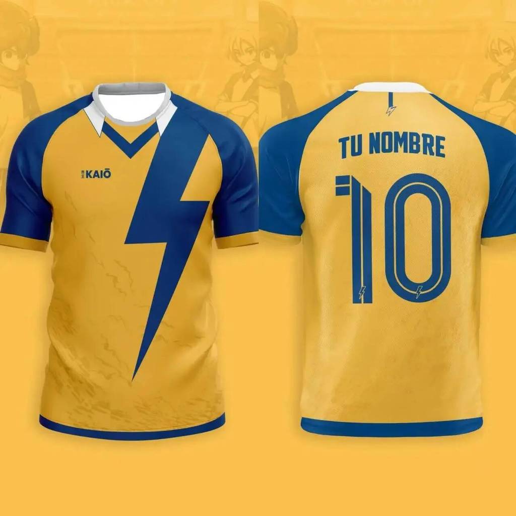 เสื้อกีฬาอนิเมะ Inazuma Eleven Kaio สำหรับเด็กผู้หญิง Breathable Quick-Drying ไซส์ใหญ่ สวมใส่ง่ายทุก