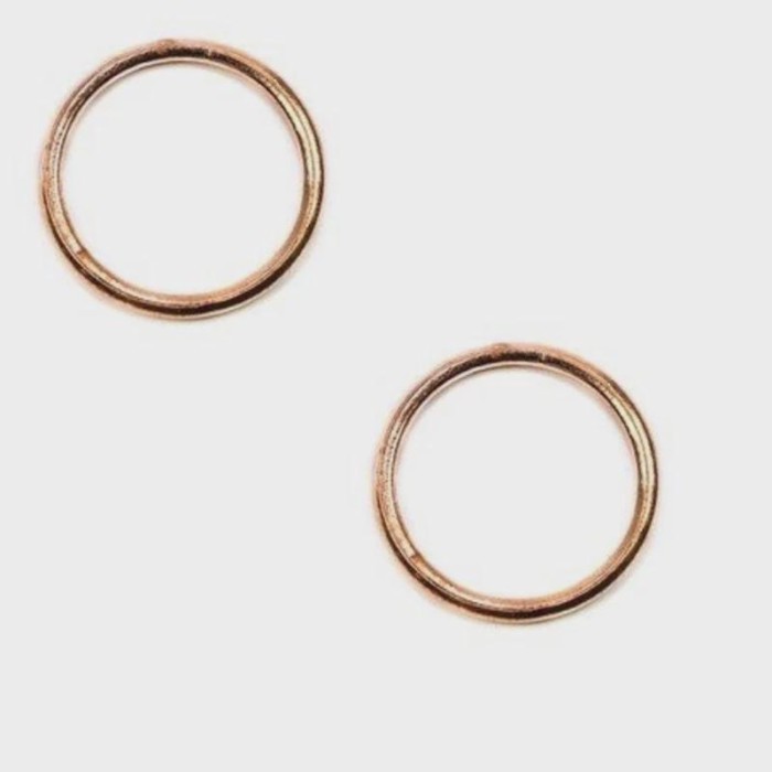 Motorcycle Copper Plated Exhaust Pipe Gasket For Honda CX500/C/E 1977-1986 CX650 C/E 1983-1984 XL25