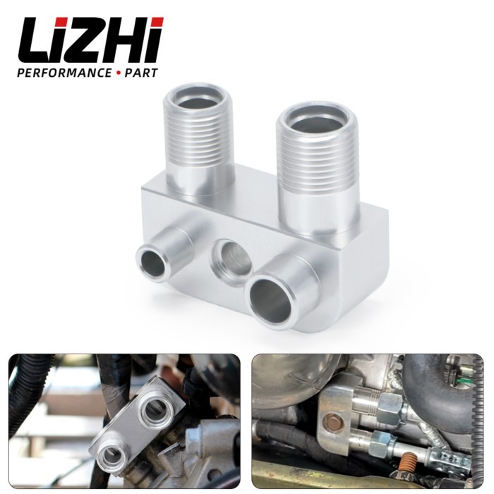 For LSX LS3 Engine Swap Conversion A/C Line Compressor Adapter Fitting, AC Compressor Aluminum Adap