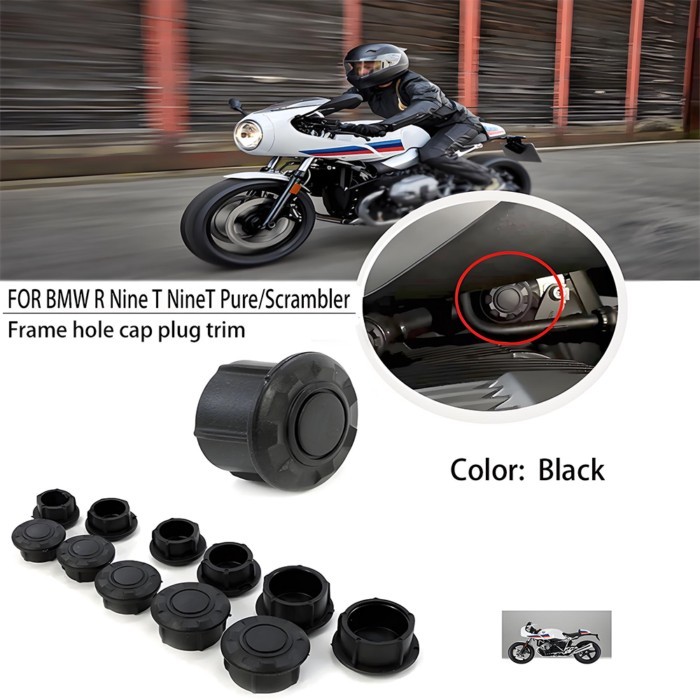 FOR BMW R NINE T R NINET R9T R 9 T 9T Pure Racing Scrambler 2014-2023 Motorcycle Frame Cap Frame Ho