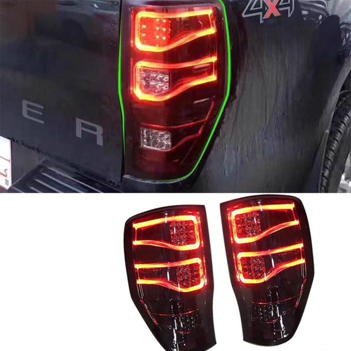 Exterior Tail Lamps Light For Ford Ranger T6 T7 T8 2012-2021 LED Light Rear Lights Turn Signal Reve