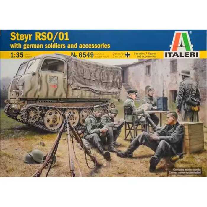 ITALERI 6549 1/35 RSO/01 และฟิกเกอร์ทหารราบ