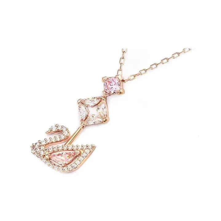 ,Swarovski สวารอฟสกี้ Dazzling Swan Necklace สร้อยคอแฟชั่นจี้ ของแท้100% MHD