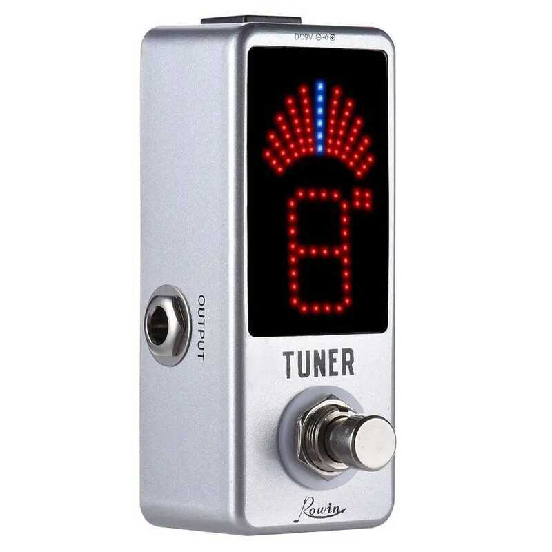 C Rowin Lt-10 Guitar Tuner Pedal High Precision Chromatic Tuner Pedal