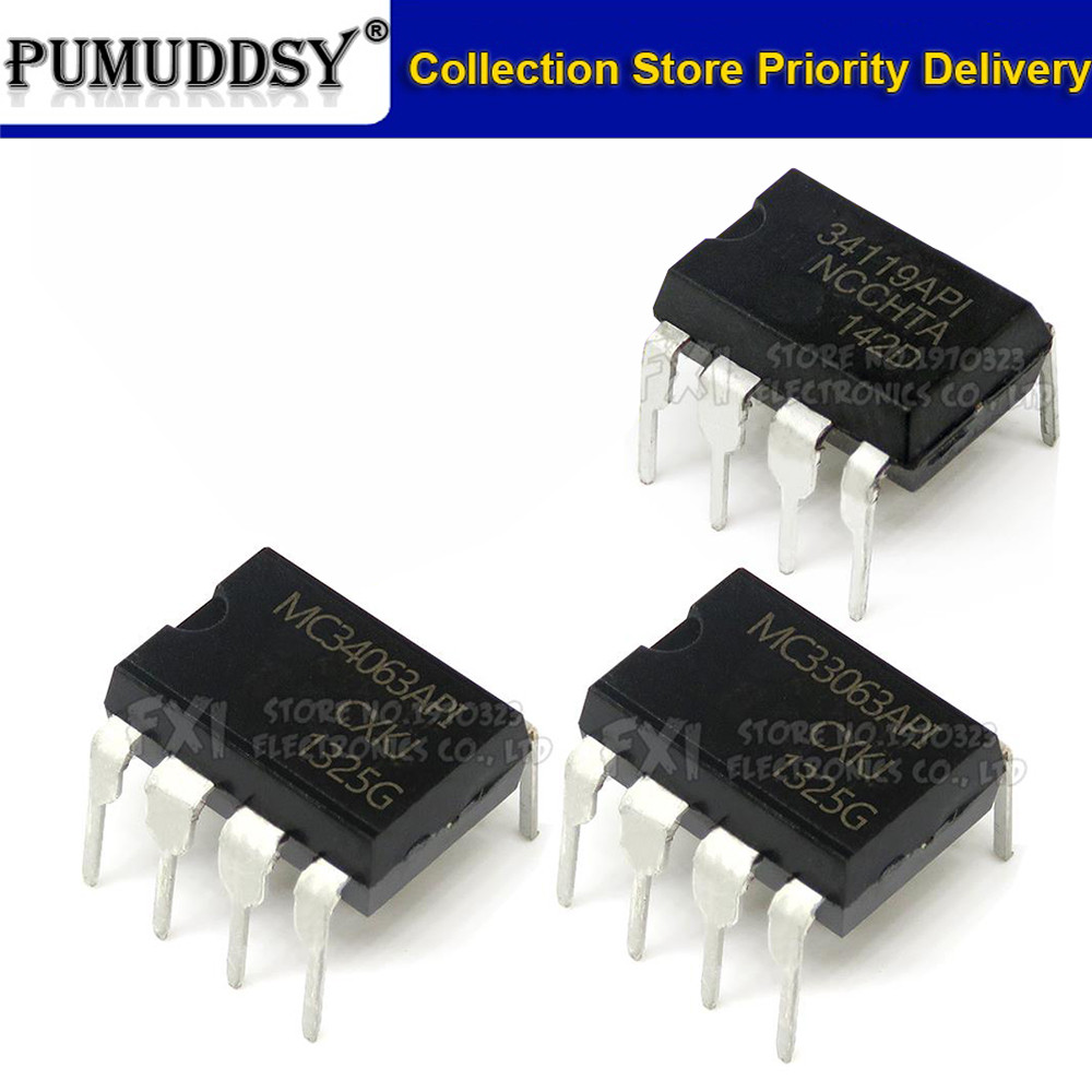 10PCS MC34063API DIP MC34063 DIP8 34063API MC34152P MC34151 MC34119P MC34119 MC34072P MC34071P MC340