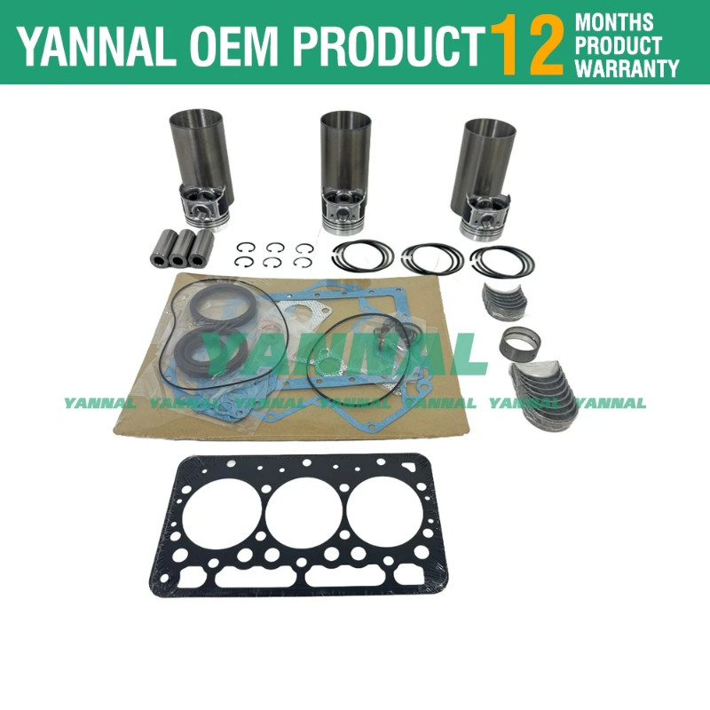 D722 D722EBH D722E Overhaul Rebuild Kit for Kubota Engine K008 Excavator Repair