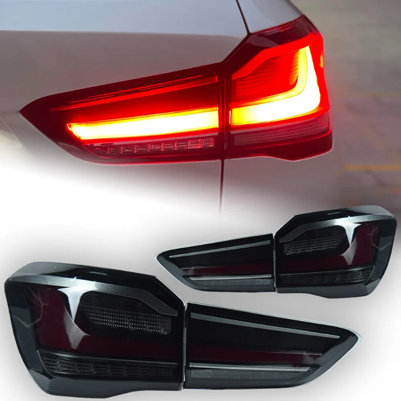 AKD Car Lights for BMW  X1 LED Tail Light 2017-2021 F48 Rear Lamp DRL Dynamic Signal Reverse Automo