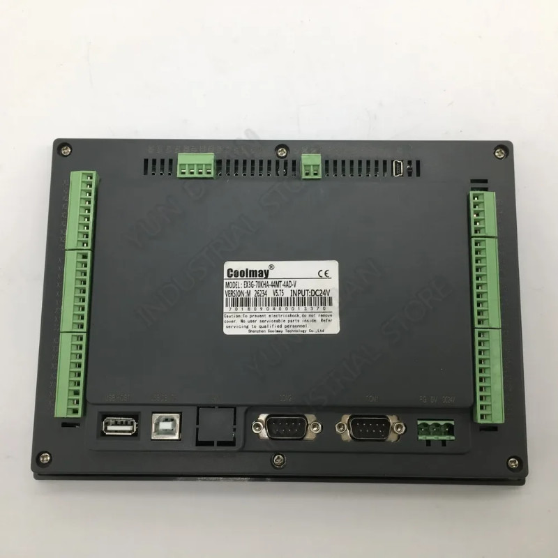 7'' Integrated HMI PLC Controller Touch Panel DC24V Transistor Output Digital I/O 19DI 19DO Analog