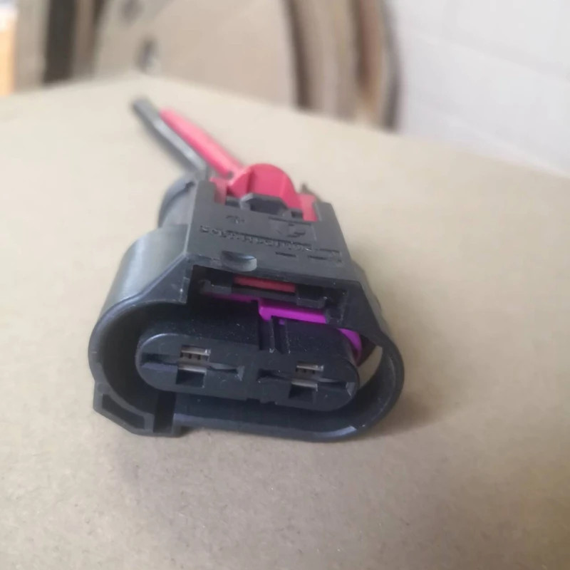 1/2/5pcs/lot 2 Pin/Way Steering Gear Plug Connector Wire Harness Cable Pigtail For VW Tiguan Touare