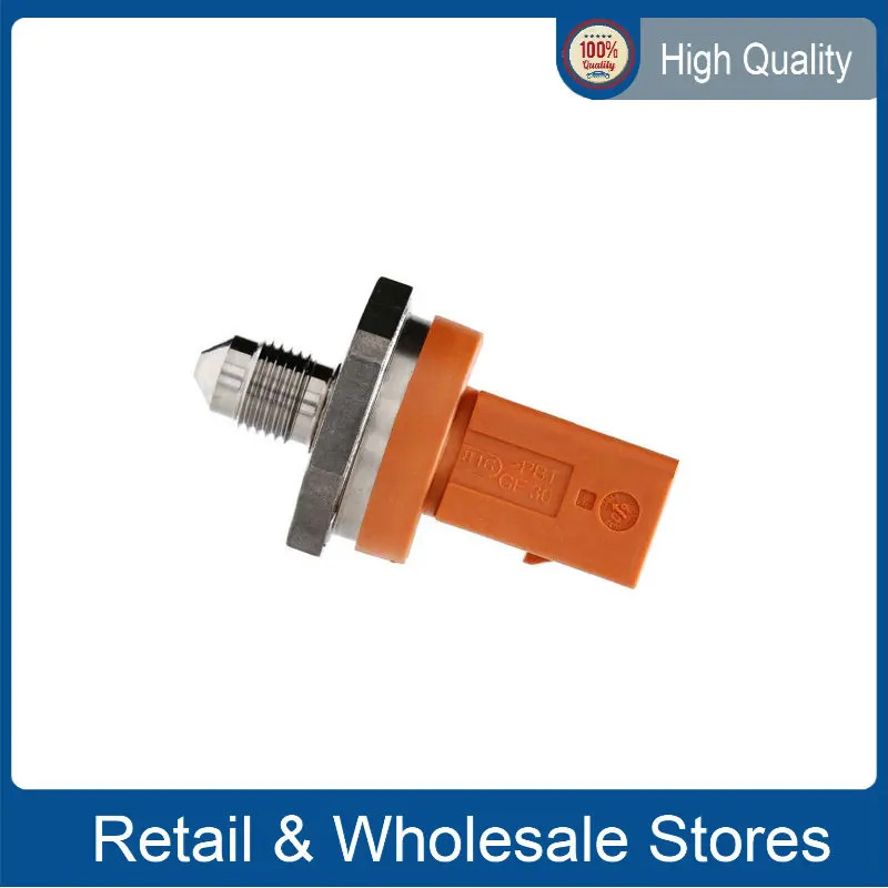 06J906054B Fuel Rail Common Pressure Sensor For Audi A1 A3 A4 A5 A6 A7 A8 Q3 Q5 R8 TT 2008 - 2017 0