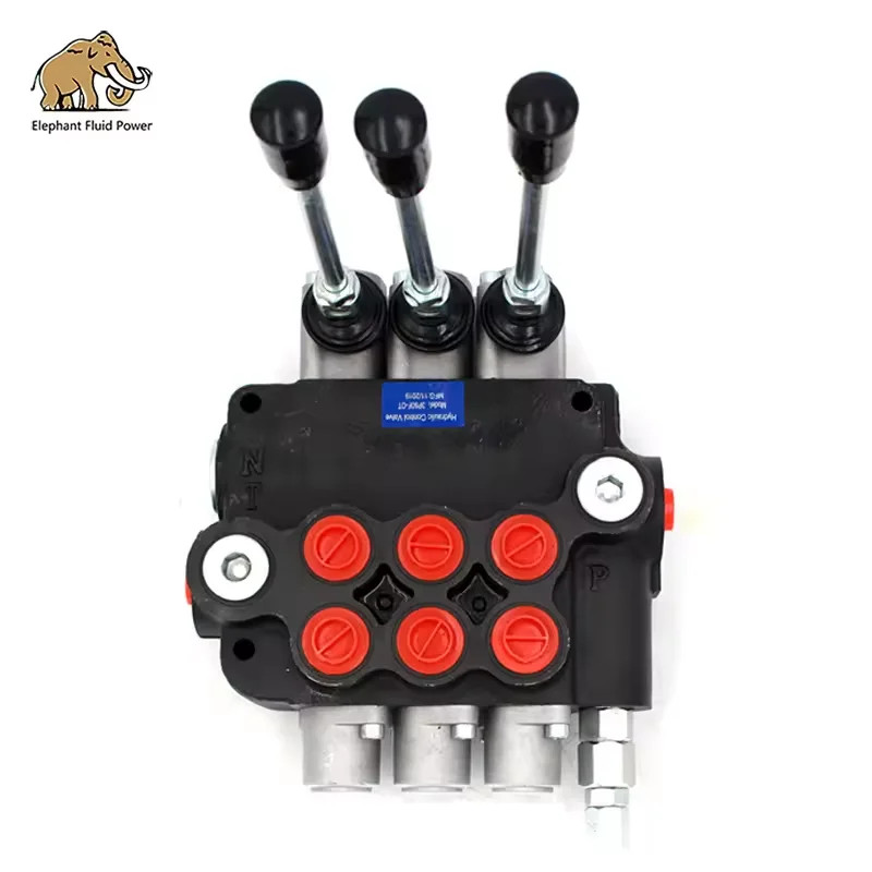 Fast arrival Hydraulic P80 series integral multi-way reversing valve 3P80F-OT for excavator