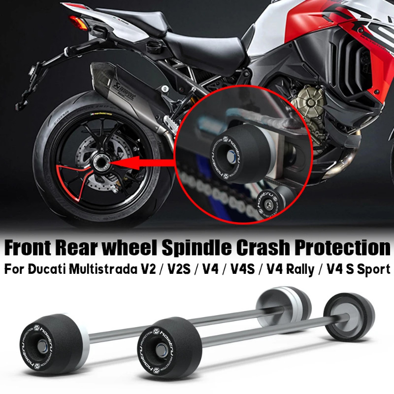 For Ducati Multistrada V2  V2S  V4  V4S  V4 Rally  V4 S Sport 2021-2023 Motorcyc Front Rear wheel S