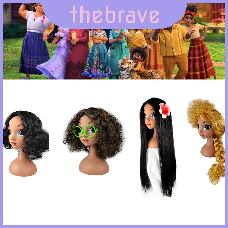 คอลเลกชัน Encanto วิกผม Mirabel Isabella Bruno และ Pepa Dress Up Props สําหรับงานปาร์ตี้งานรื่นเริงแ
