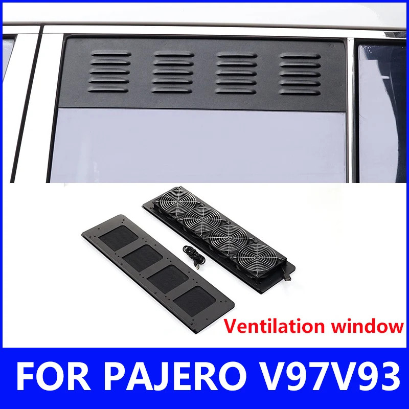 FOR Mitsubishi Pajero rear window blinds Pajero v97v93v73 ventilation and insect proof curtains