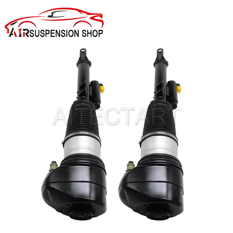 Pair Front Air Suspension Shock Struts w/EDC for BMW 7 Series 740i 750i RWD G11 G12, OEM 3710687755