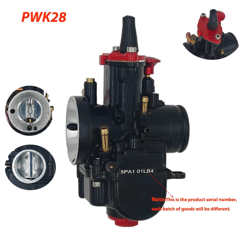 PWK28 Motorcycle Carburetor 28mm PWK For Honda CR85 CR125 XR100 TRX90 CR 85 125 XR 100 Polaris Pred