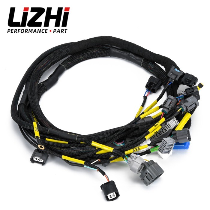 CNCH-OBD2-1 Tucked Engine Harness For 92-00 Honda Civic Integra B16 B18 D16 EK EG EM Engine Motor W