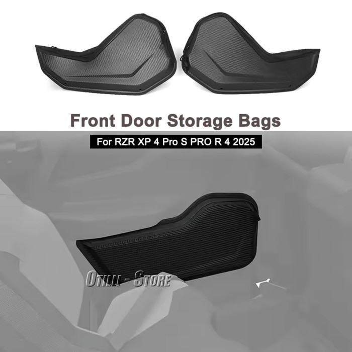 Motorcycle Accessories For RZR PRO XP 4 PRO S Pro R Tool Bag PRO XP Carbon fiber Look Side Storage