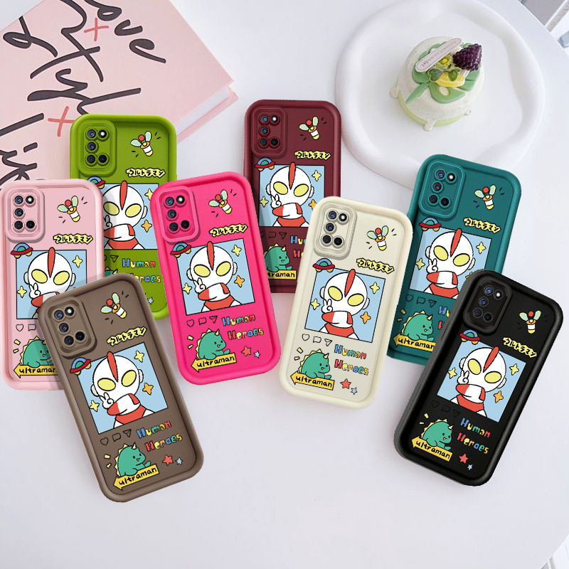 ปลอกสําหรับ OPPO A53 A33 A57 A57S A60 A77 A77S A79 A94 A93 A1 Pro A1K F11 น่ารักรุ่น Q Ultraman Mons