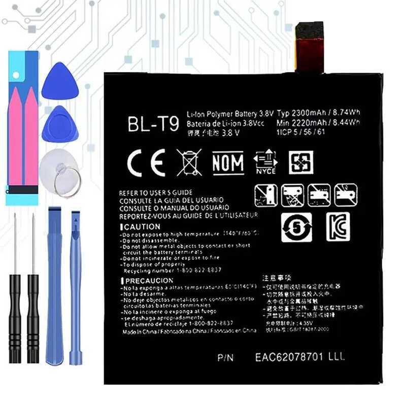 BL-T9 Mobile Phone Battery 2300mAh High Performance For LG Google Nexus 5 Nexus For G E980 D820 D821
