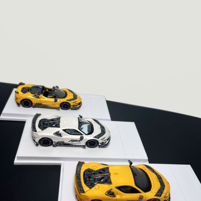 MJ 1/64 Ferrari F9XX Convertible Hard Top Limited Edition 499 รถจําลองคอลเลกชันเครื่องประดับ