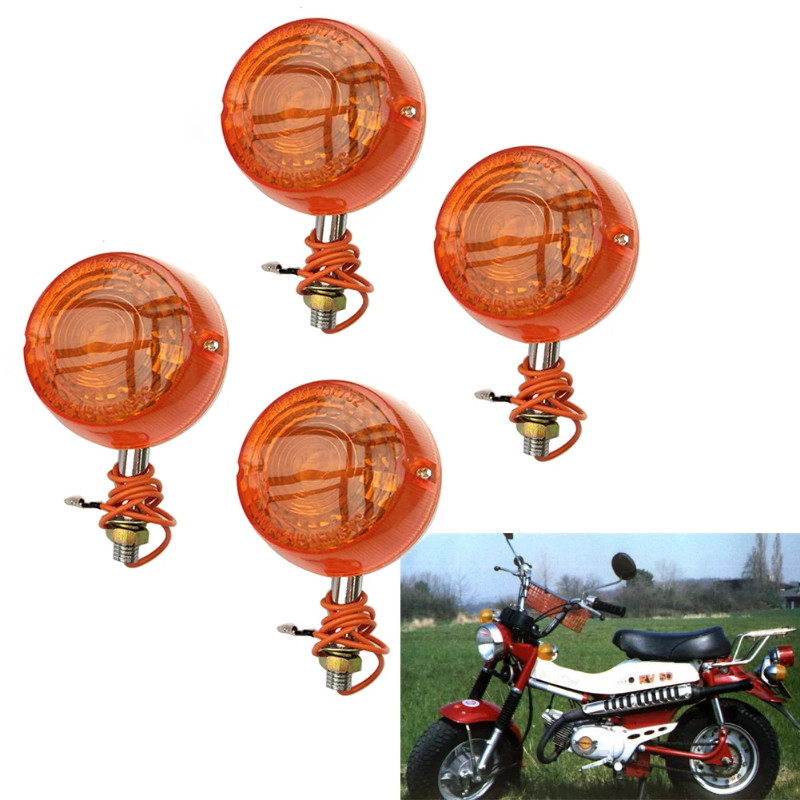 For Suzuki FA50 FA50X Shuttle Scooter RV50 RV75 RV90 RV125 Front Rear Turn Signal Light Indicator W