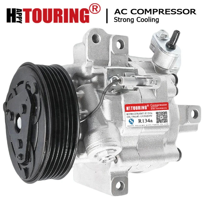 For Peugeot 107 Compressor Citroen C1 Toyota Aygo DKV-06R 883100H010 88310-0H010 883100H020 88310-0