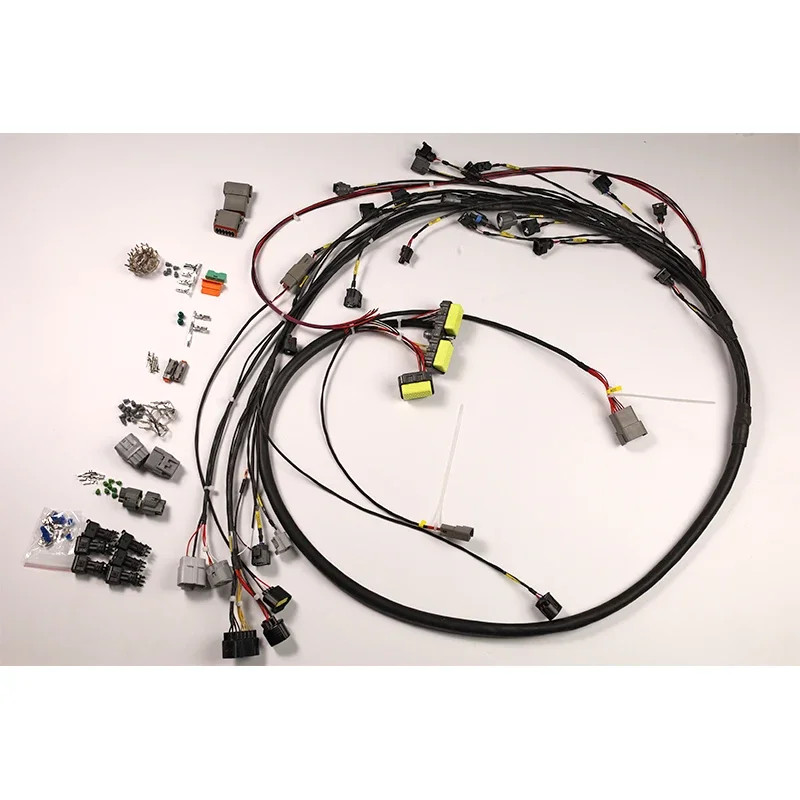 2jz gte engine high performance wiring harness for AEM Haltech Fueltech Link Ecu