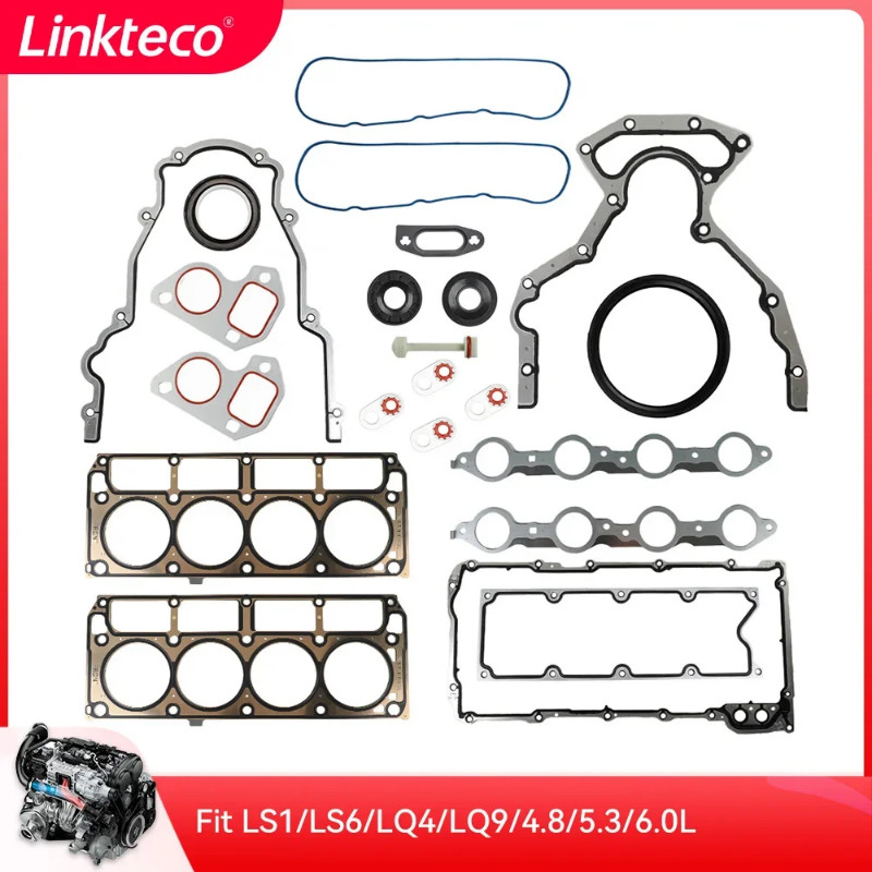 Engine Cylinder Head Rebuilding Kits New Full Gasket Set Kit For 04-10 GM LS1 LS6 LQ4 LQ9 4.8 5.3 6