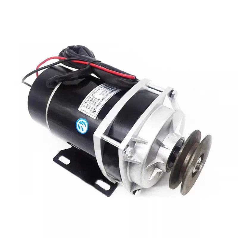 450W 36V / 48V belt pulley gear motor MY1020ZXFH brush electric tricycle motor DC