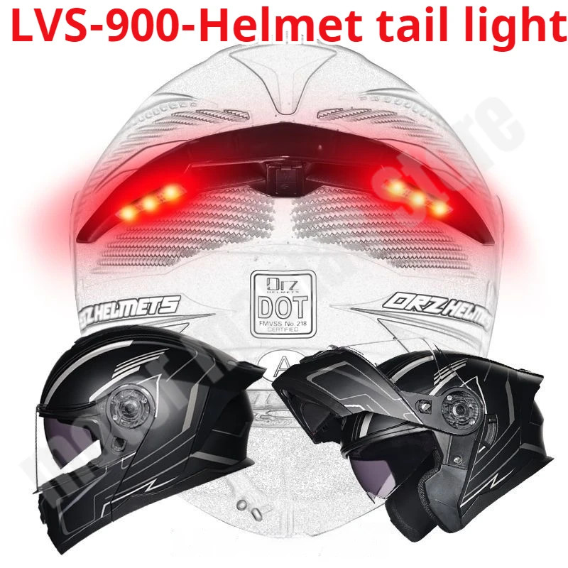 Helmet Accessories ORZ958 Helmet Tail LED Light LVS900 Tail Wing Night LED Light ORZ B08A Helmet Sa