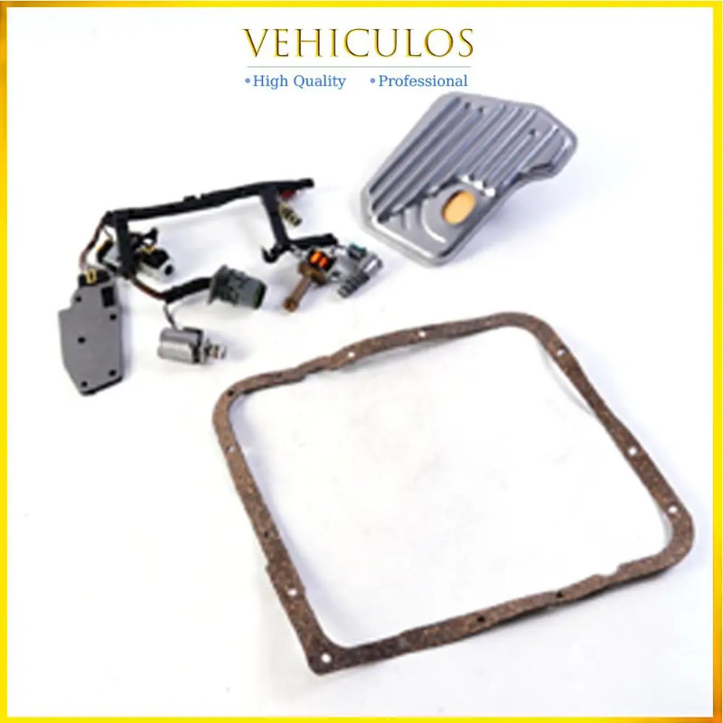 9pcs 4L60E 4L65E Transmission Solenoid Kit Set With Harness Fit for 1993-2005 All GM Buick Camaro J