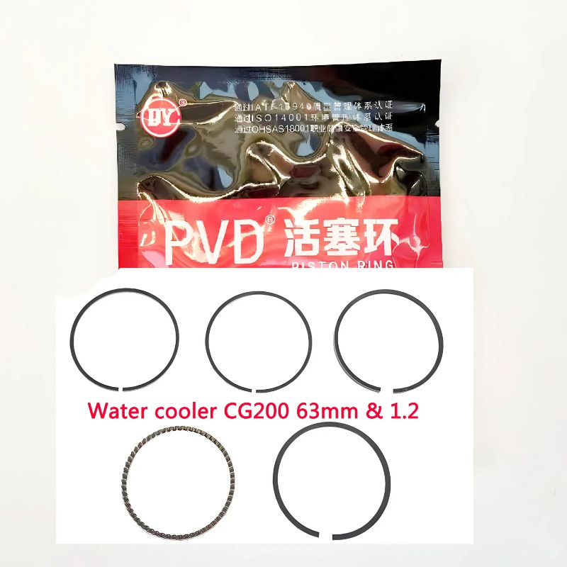 CG200 TG210 Longcin Engine 63mm Pison Rings 1.2 For ATV Motorcycle Dirt Pit Bike Racking Tricycle