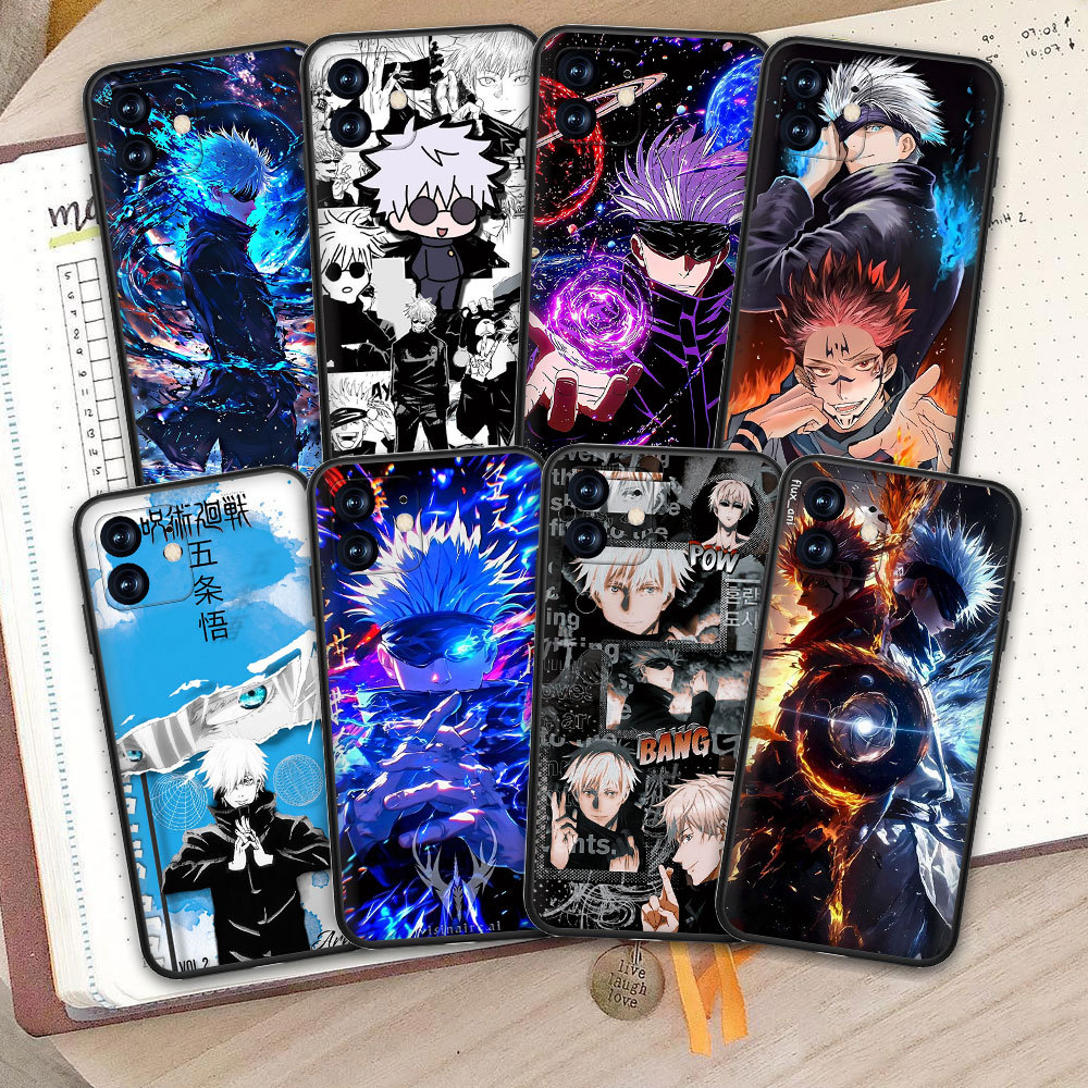 TPU Soft Case สําหรับ OPPO A5S A3S A12E AX5 A37 A39 A57 A7 2018 A59 F1S F3 A77 A83 7B60 Gojō Satoru 