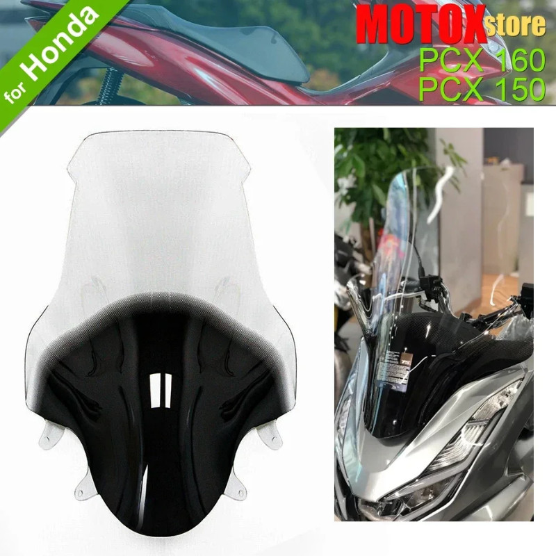 Motorcycle Windscreen for 2020 - 2022 Honda PCX150 PCX160 PCX125 Windshield PCX 125 150 160 Wind De