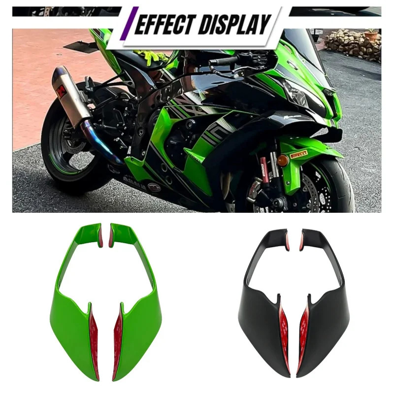 NEW Motorcycle Aerodynamic Side Wing for Kawasaki ZX-10R ZX10R ZX 10R  2016-2021 Spoiler Accessorie