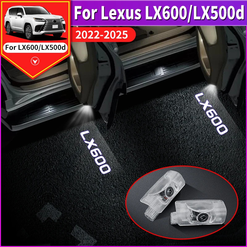 For 22-2024 LX600 Interior Upgraded Modification Accessories LX500d LED HD Environment Pedal Light