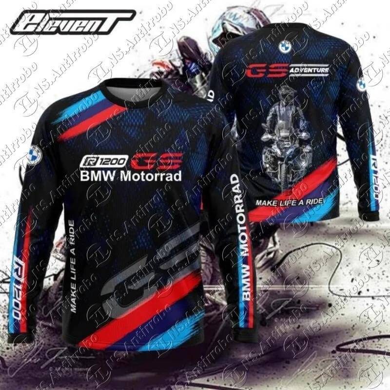 เสื้อBMW แขนยาวแห้งเร็ว สำหรับขี่มอเตอร์ไซค์และใส่ลำลอง แบบโปรเฟสชันแนลจากBimmer