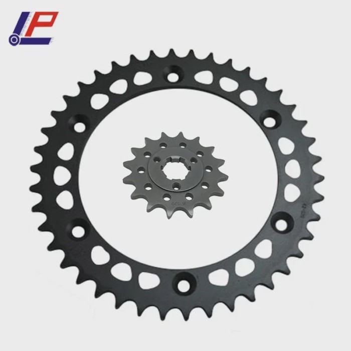LP 520 CNC 16T 42T Front Rear Motorcycle Sprocket For Suzuki DR600 SN41A 85-89 DR650 SP43/44B 90-95