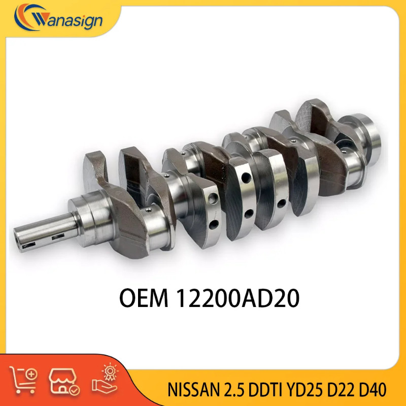 AUTO Engine PARTS Crankshaft Fit For NISSAN NAVARA PATHFINDER NP300 2.5 DDTI YD25 D22 D40 Diesel 20